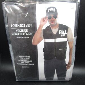 Men's Forensic Vest Halloween Costume FBI
